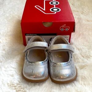 See Kai Run Silver Dress Shoes for Kids